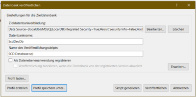 Visual Studio Projekt einrichten und SQL-Datenbank entwerfen – imaginado